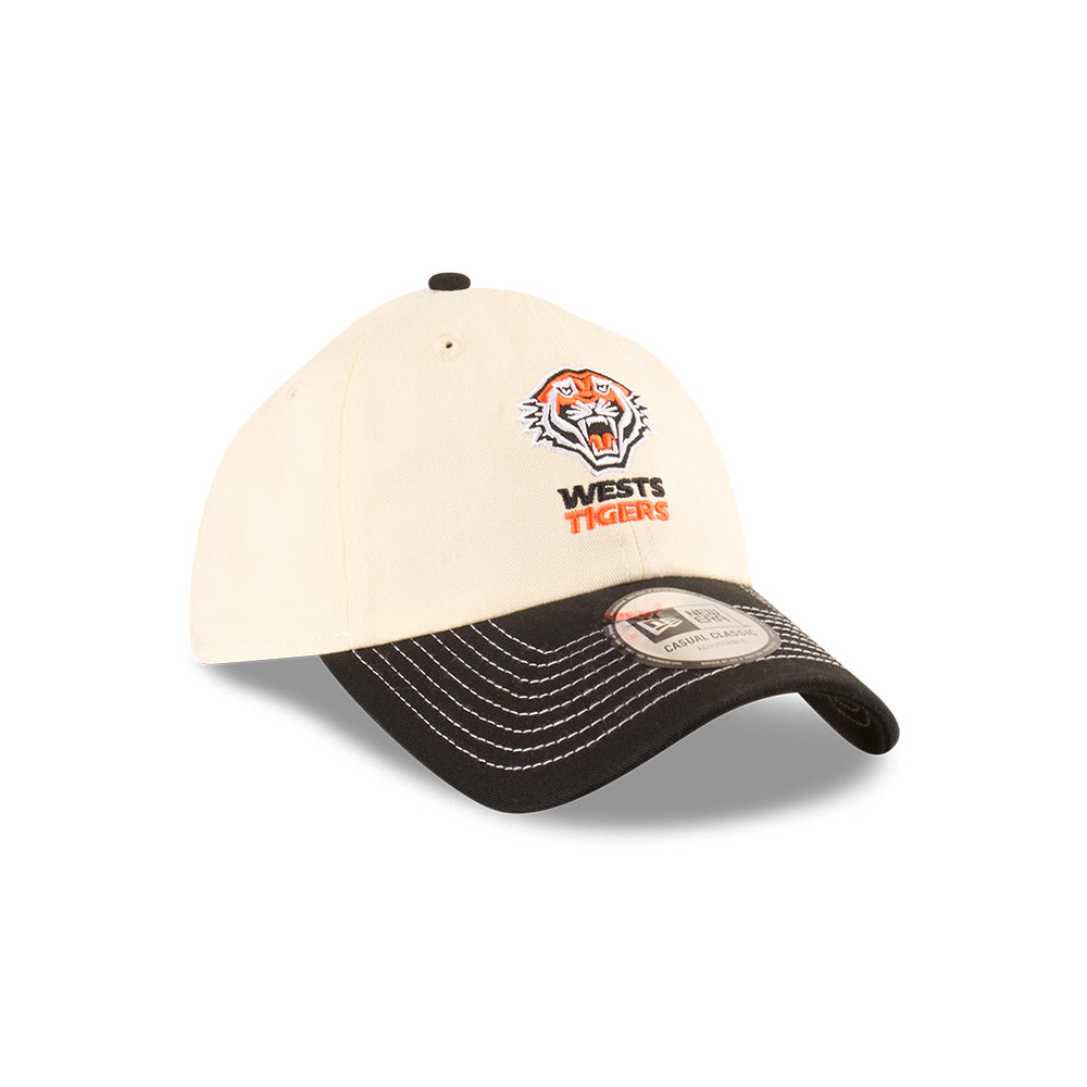Wests Tigers Hat - 2025 NRL 2Tone Chrome Contrast Casual Classic Strapback Cap - New Era